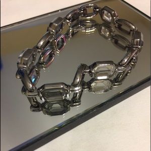 Swarovski Women’s Smoky Crystal Bracelet 7.5”